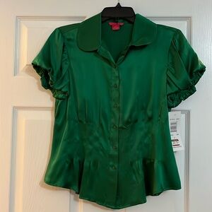 Sunny Leigh 100% silk blouse size M